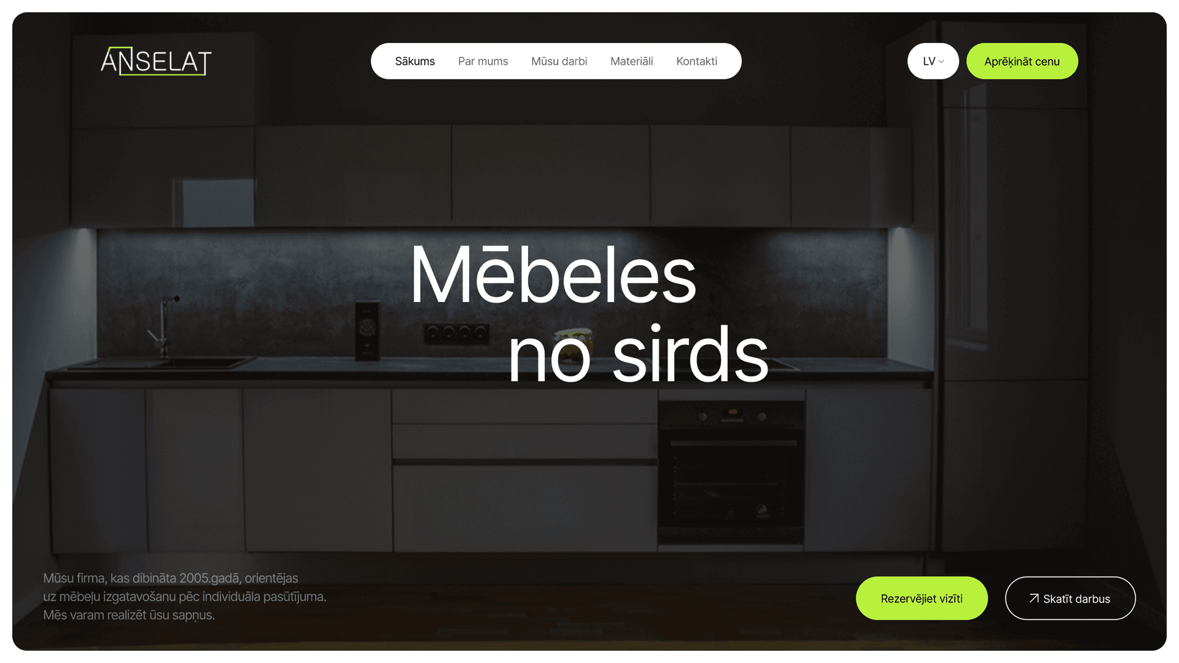 Website for “Anselat”